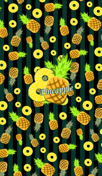 [LINE着せ替え] Pineapple patternの画像1