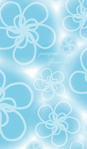 [LINE着せ替え] powapowa flower 10の画像1