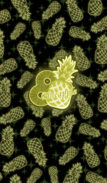 [LINE着せ替え] Pineapple pattern 2の画像1