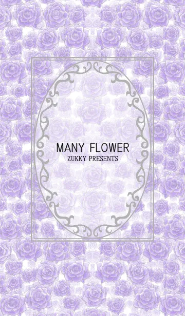 [LINE着せ替え] MANY FLOWER8の画像1