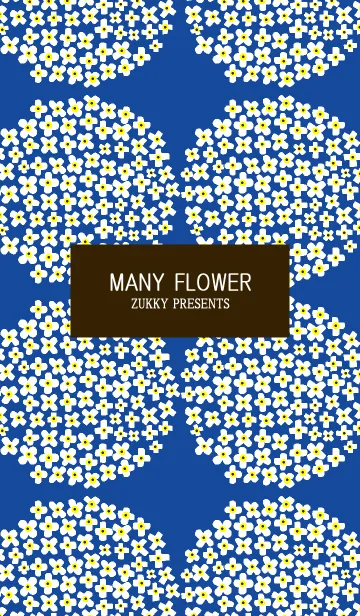 [LINE着せ替え] MANY FLOWER9の画像1