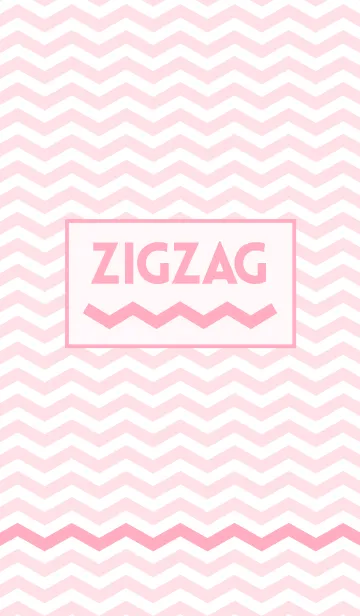 [LINE着せ替え] ZIGZAG light pinkの画像1