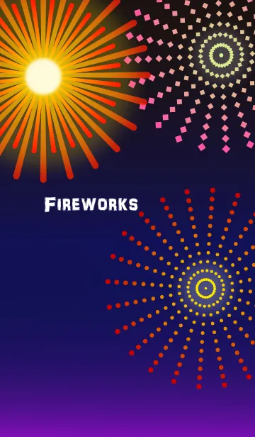 [LINE着せ替え] Fireworks*の画像1