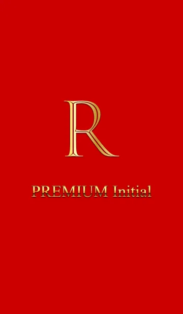 [LINE着せ替え] PREMIUM Initial Rの画像1