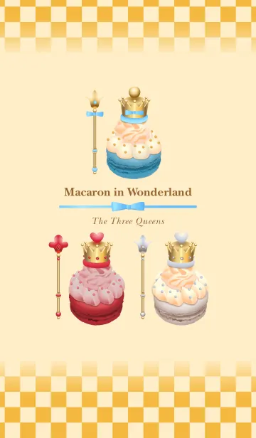 [LINE着せ替え] Macaron in Wonderland-The Three Queensの画像1