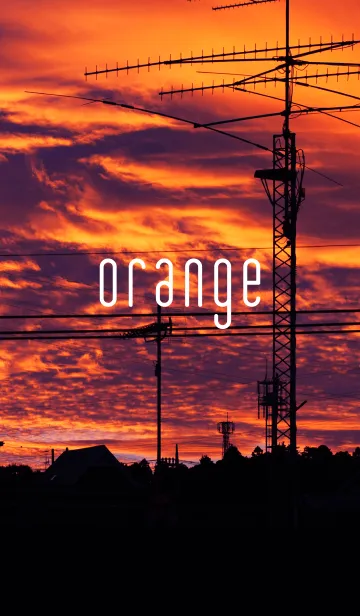 [LINE着せ替え] -orange- sunsetの画像1