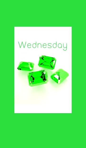 [LINE着せ替え] Greetings and Gems Wednesdayの画像1