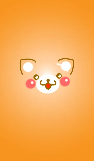 [LINE着せ替え] ねこさん10% 顔だけの画像1