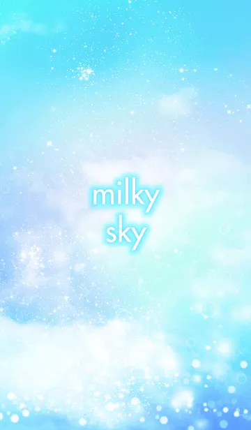 [LINE着せ替え] milky skyの画像1