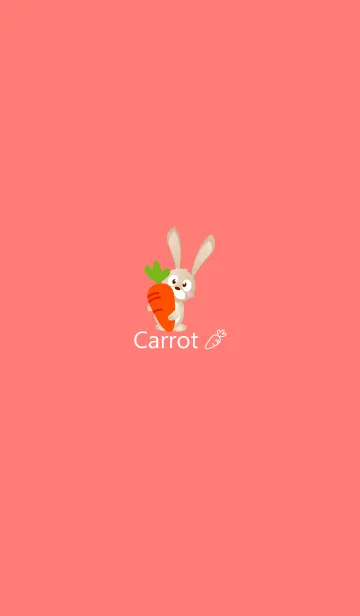 [LINE着せ替え] Carrots and rabbits.の画像1