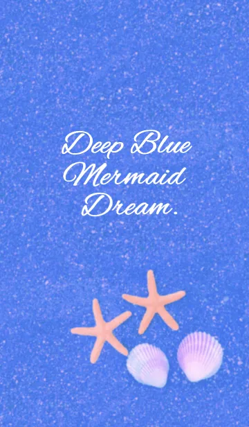 [LINE着せ替え] Deep Blue Mermaid Dream.の画像1