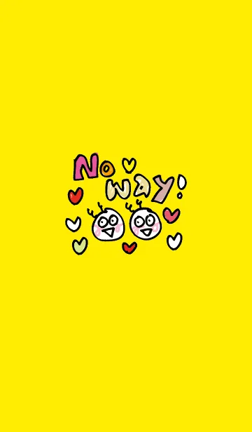 [LINE着せ替え] NO WAY！の画像1