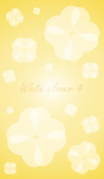 [LINE着せ替え] White clover 4の画像1