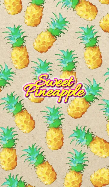 [LINE着せ替え] Sweet Pineapple！の画像1