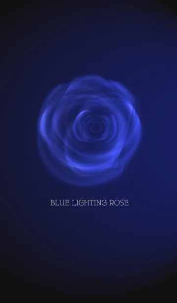 [LINE着せ替え] BLUE LIGHTING ROSE.の画像1