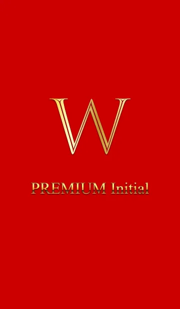 [LINE着せ替え] PREMIUM Initial Wの画像1