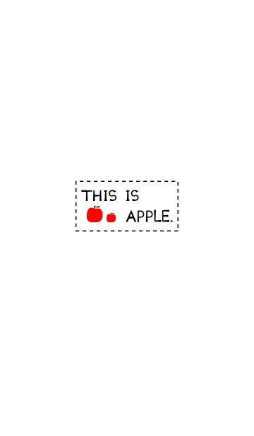 [LINE着せ替え] This is apple3.の画像1