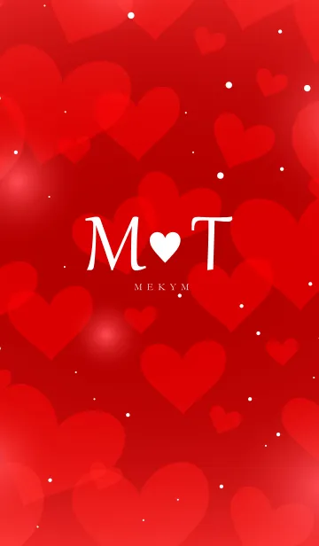 [LINE着せ替え] Initial -M＆T- Fluffy Loveの画像1