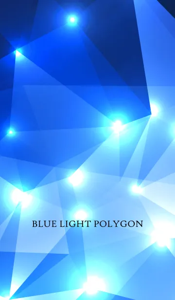 [LINE着せ替え] BLUE LIGHT POLYGONの画像1