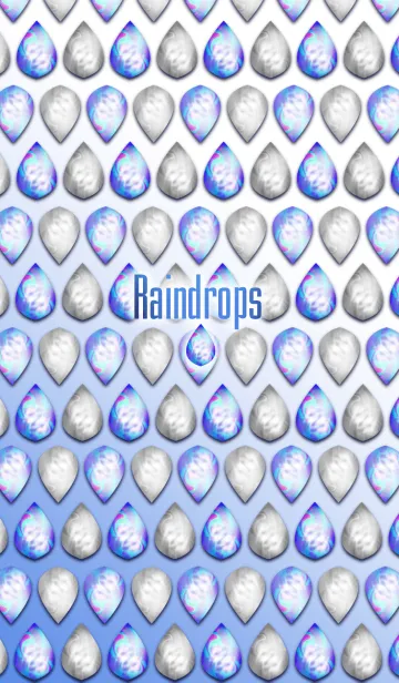 [LINE着せ替え] Raindrops patternの画像1