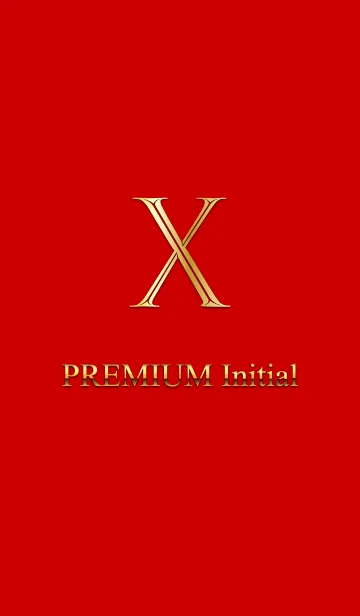 [LINE着せ替え] PREMIUM Initial Xの画像1