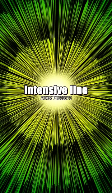 [LINE着せ替え] Intensive line GREENの画像1