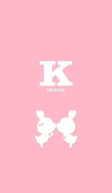 [LINE着せ替え] love theme INITIAL K.の画像1