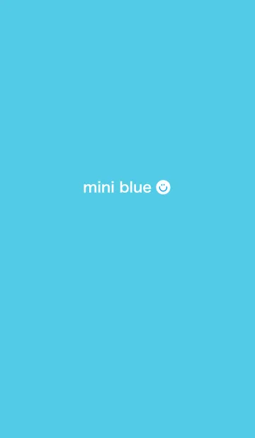 [LINE着せ替え] simple mini blueの画像1