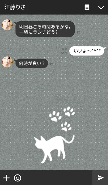 [LINE着せ替え] Win catの画像3