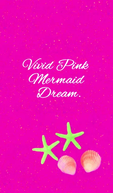 [LINE着せ替え] Vivid Pink Mermaid Dream.の画像1