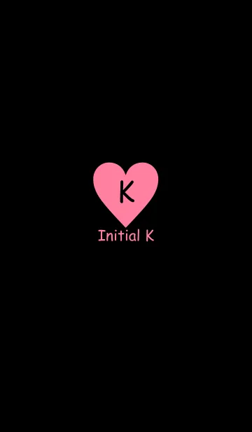 [LINE着せ替え] Initial K ＆ ♥.の画像1