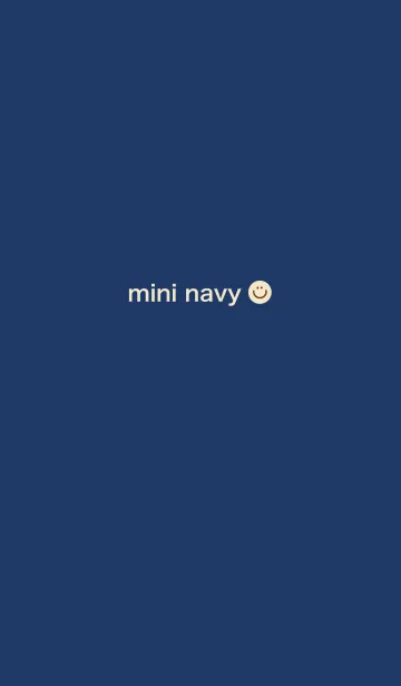 [LINE着せ替え] simple mini navyの画像1