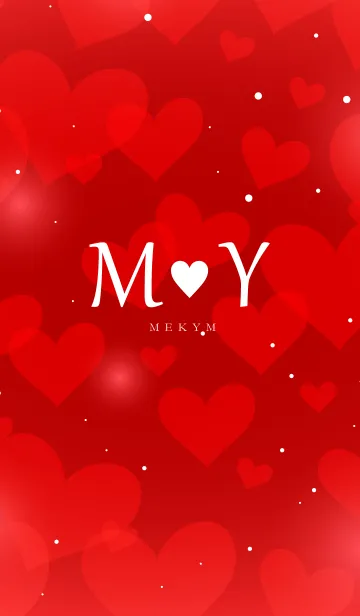 [LINE着せ替え] Initial -M＆Y- Fluffy Loveの画像1