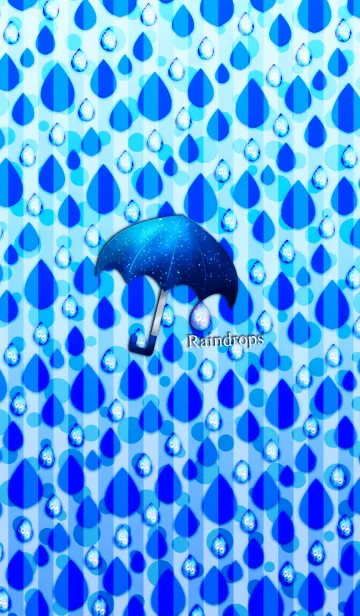 [LINE着せ替え] Raindrops pattern 2の画像1