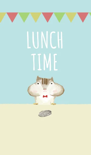 [LINE着せ替え] LUNCH TIME [squirrel]の画像1