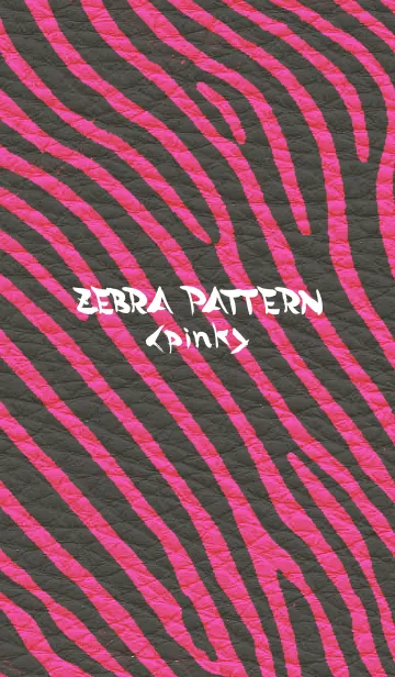 [LINE着せ替え] ZEBRA PATTERN <pink>の画像1