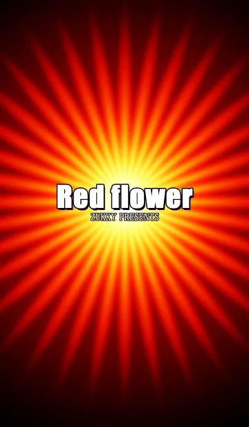 [LINE着せ替え] Red flower Effectの画像1