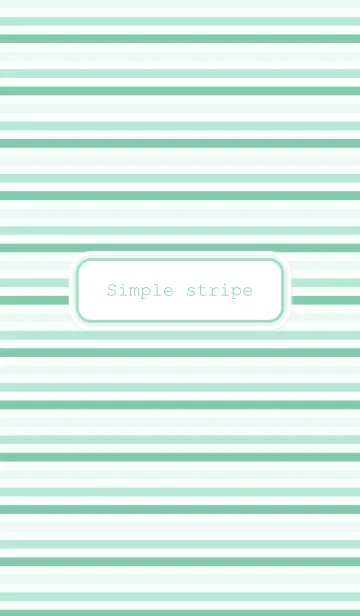 [LINE着せ替え] Simple stripe " Natural green "の画像1