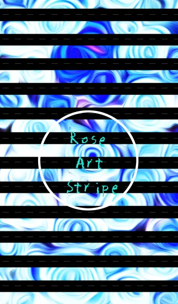 [LINE着せ替え] Rose Art Stripe2の画像1