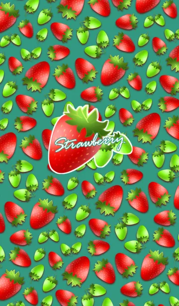 [LINE着せ替え] Strawberry patternの画像1