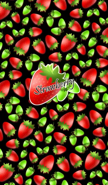 [LINE着せ替え] Strawberry pattern 2の画像1