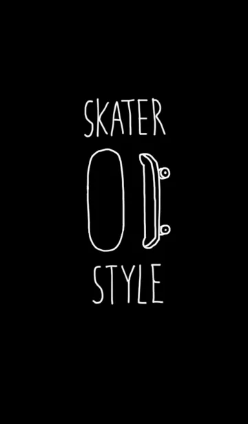 [LINE着せ替え] Skater style illustrationの画像1