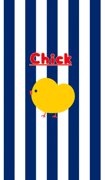 [LINE着せ替え] chick＆stripeの画像1