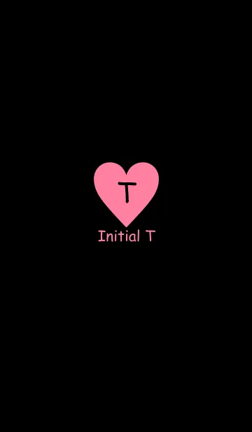 [LINE着せ替え] Initial T ＆ ♥.の画像1