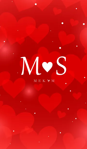 [LINE着せ替え] Initial -M＆S- Fluffy Loveの画像1