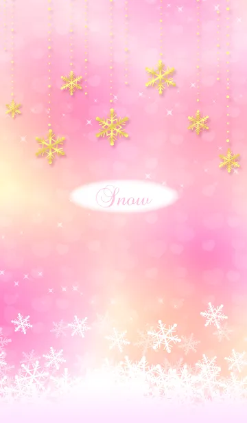 [LINE着せ替え] snow-pinkの画像1