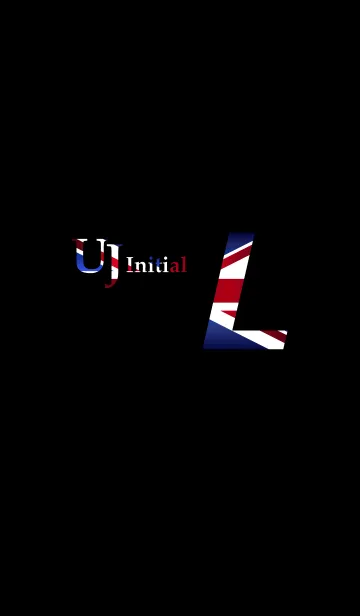 [LINE着せ替え] UJ Initial Lの画像1