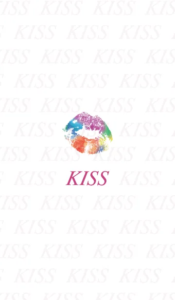 [LINE着せ替え] water color KISSの画像1