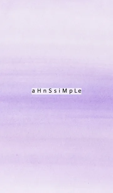 [LINE着せ替え] ahns simple_075_violetの画像1