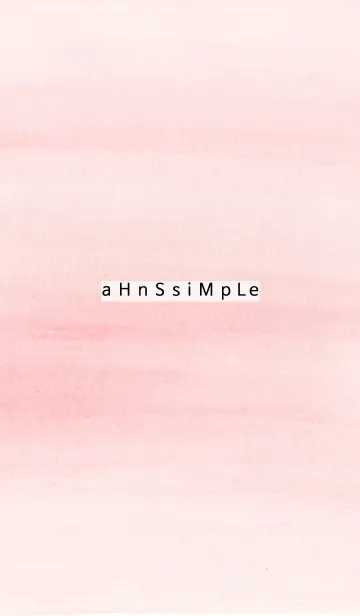 [LINE着せ替え] ahns simple_074_pinkの画像1